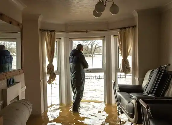 water damage restoration service Oxford Junction